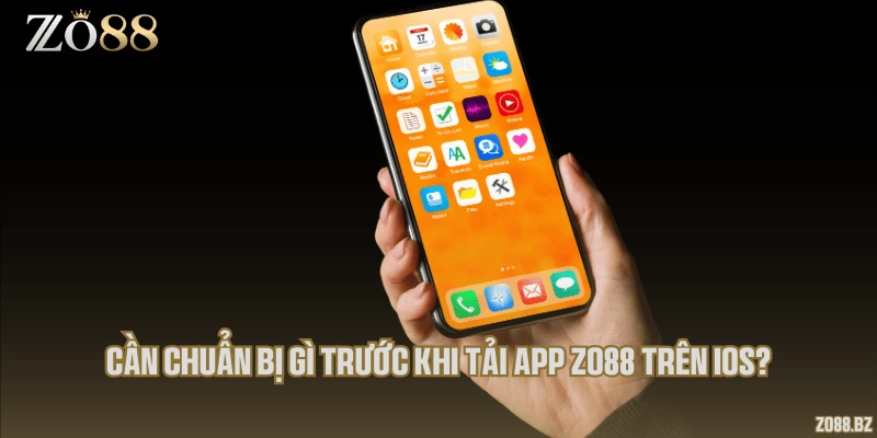Cần chuẩn bị gì trước khi tải app Zo88 trên iOS?