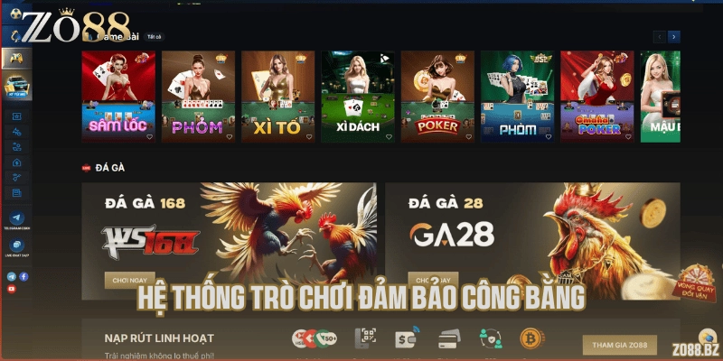 Hệ thống trò chơi đảm bảo công bằng