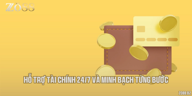 Hỗ trợ tài chính 24/7 và minh bạch từng bước