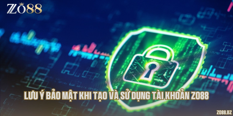 Lưu ý bảo mật khi tạo và sử dụng tài khoản Zo88